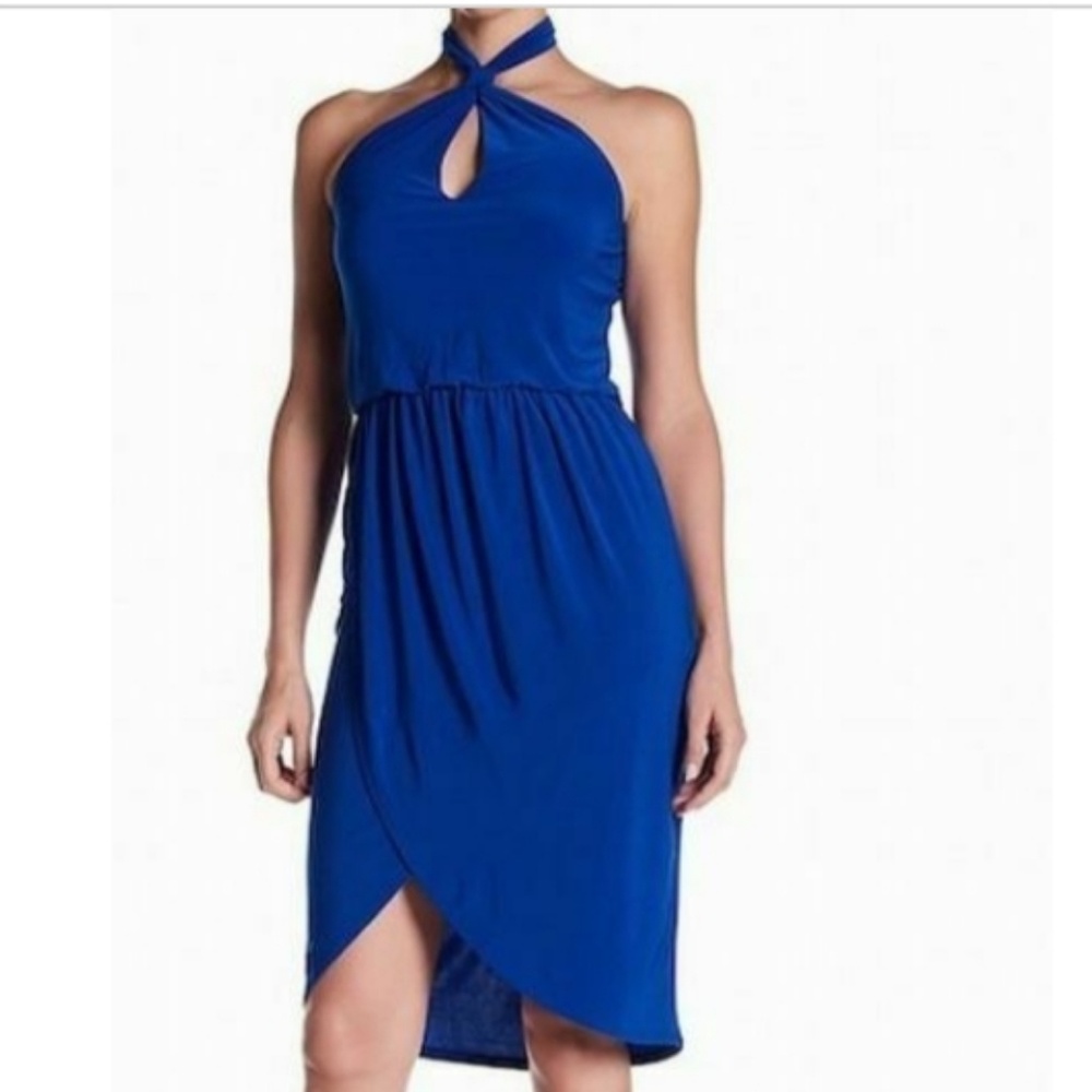 Laundry by Shelli Segal Tulip Halter Dress